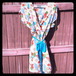 Tinley multi-color floral dress -size M